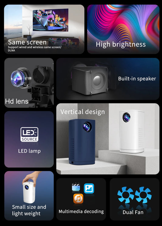 Mini WiFi Projector – Portable Home Theater