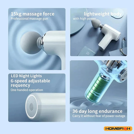 Portable Electric Massage Gun – Deep Muscle Relief